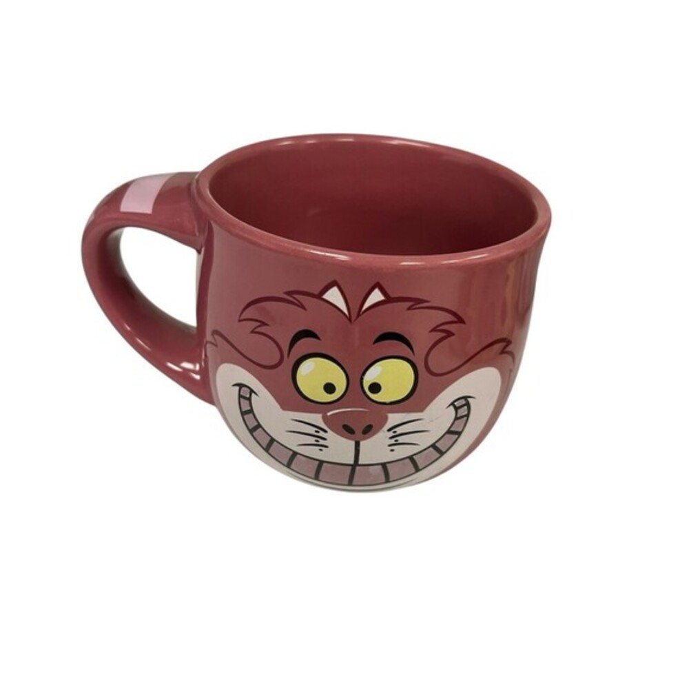 Disney Cheshire Cat Jumbo Mug Alice in Wonderland Pink 16 oz Coffee Tea